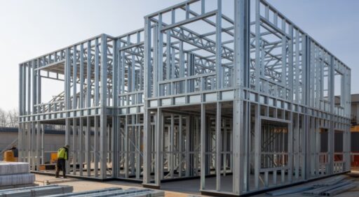 Light Gauge Steel Framing used in modular construction projects in Canada