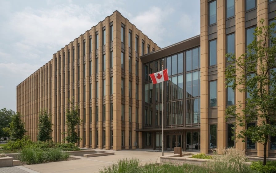 Modular government building designed for administrative use in Canada