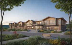 Modular long-term care facility designed for institutional residential care